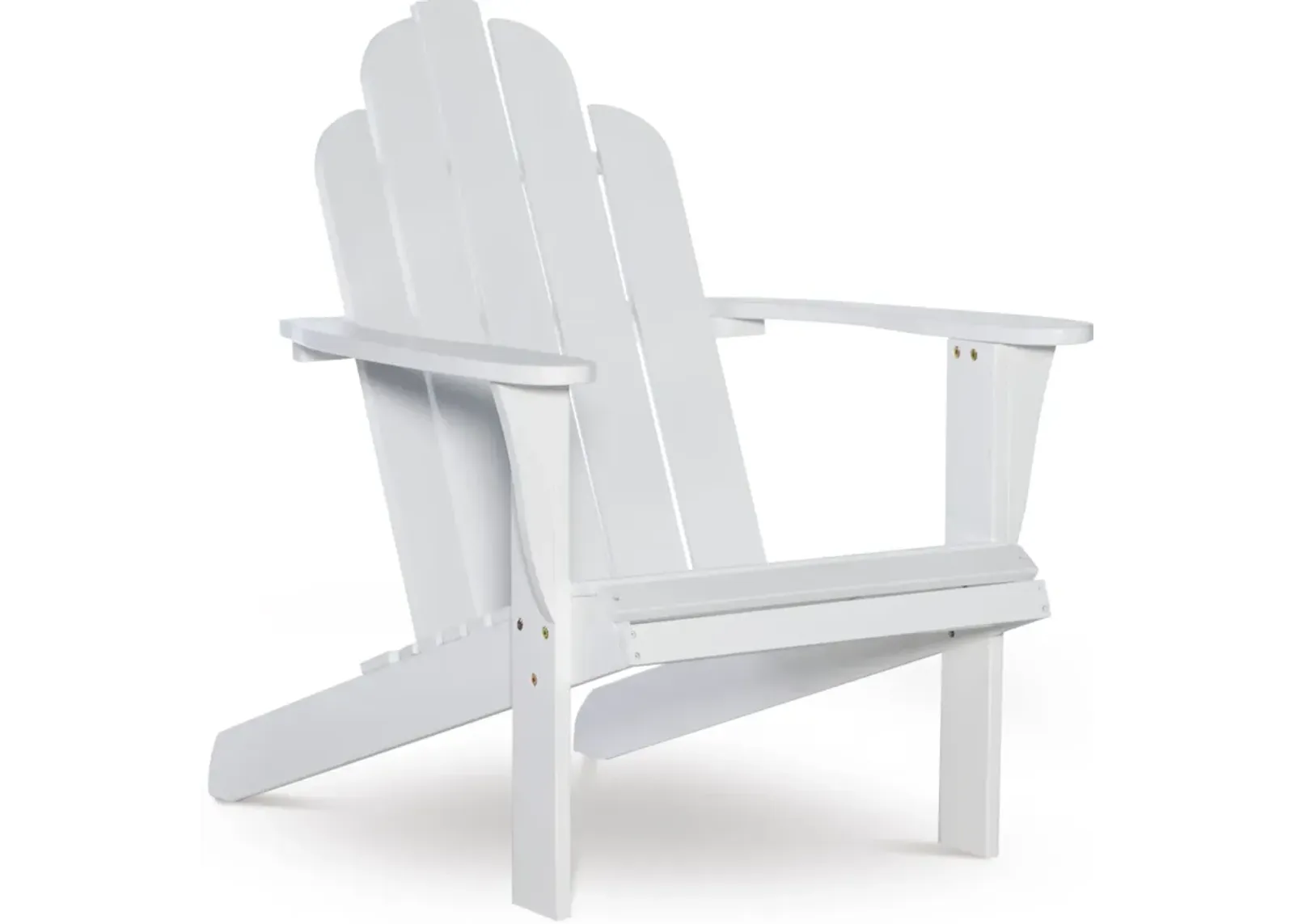 Hampton Beach Outdoor Adirondack Chair - White