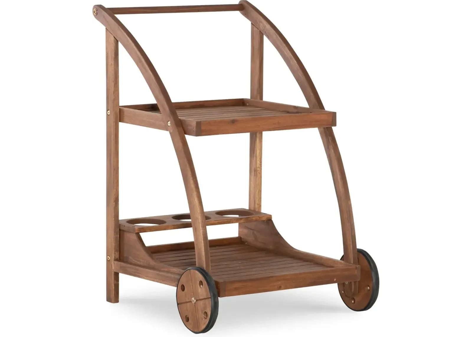 Hampton Beach Outdoor Bar Cart - Teak