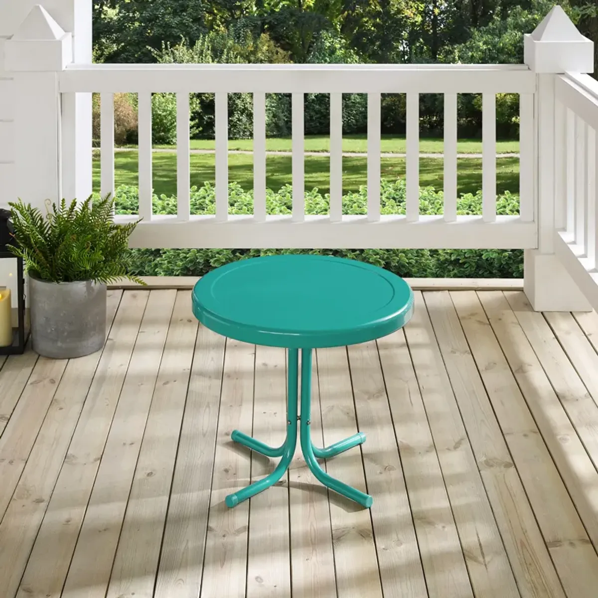 Kona Outdoor Side Table - Turquoise