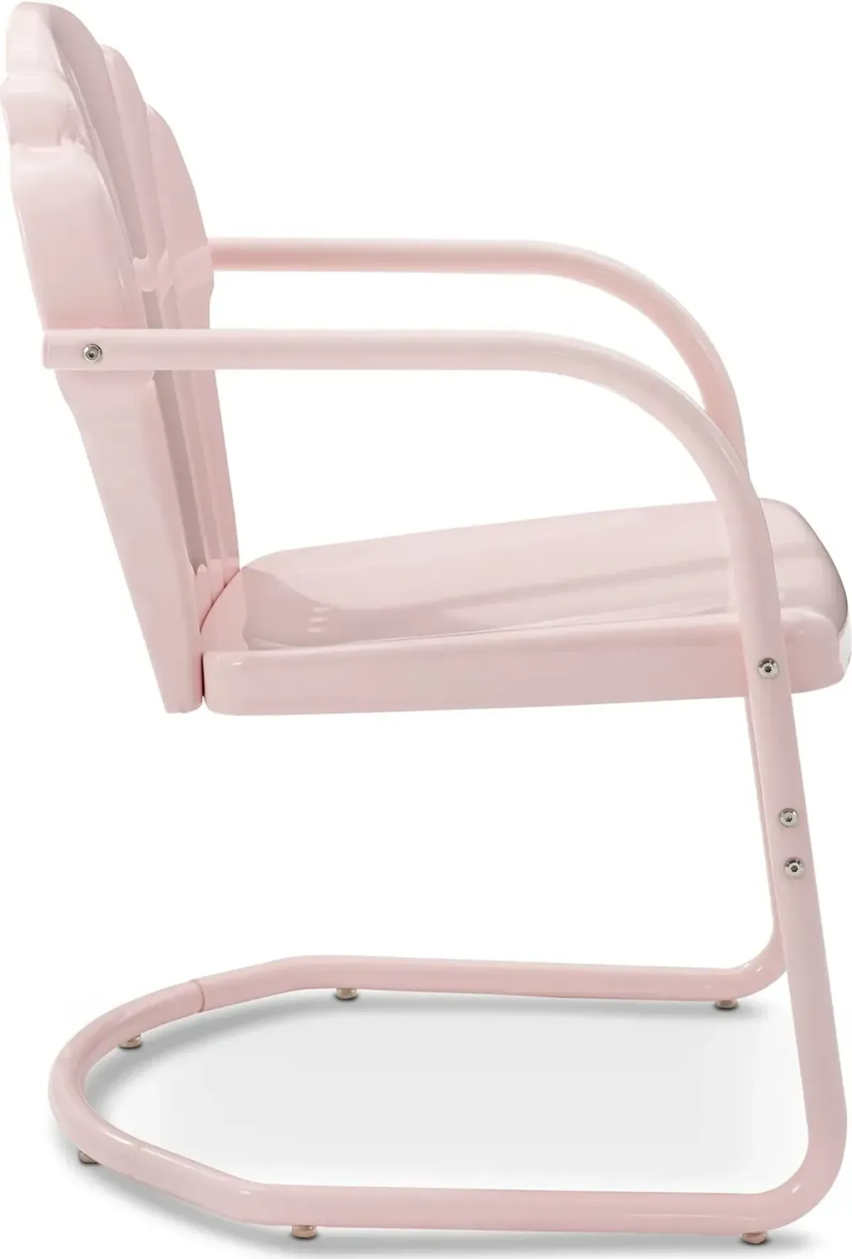 Petal Retro Set of 2 Outdoor Chairs - Pink