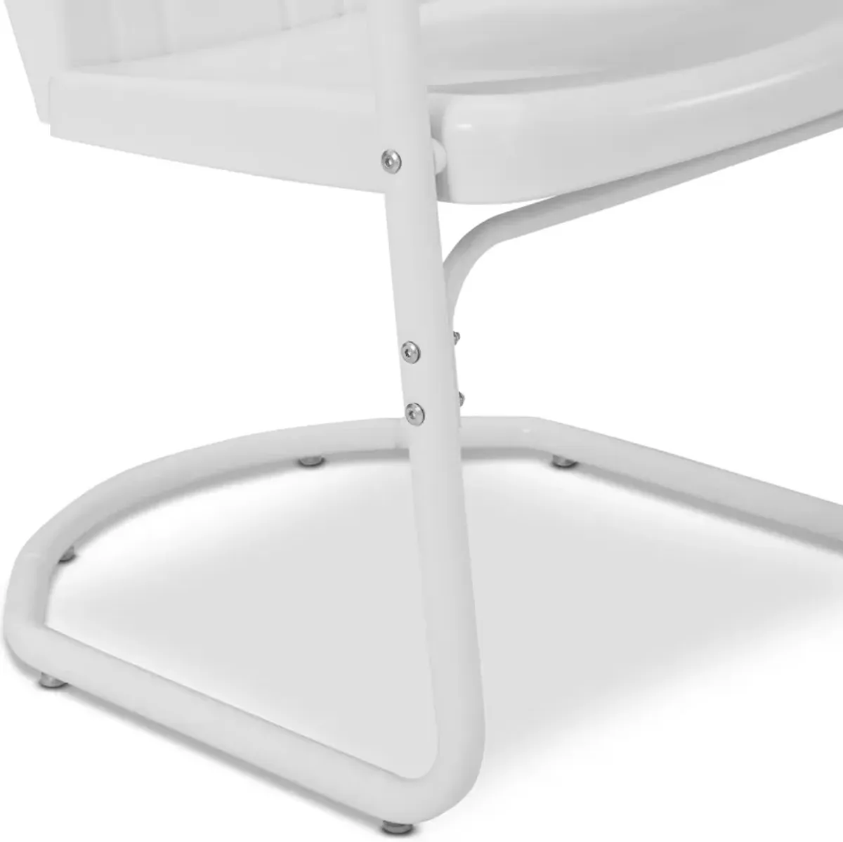 Petal Retro Set of 2 Outdoor Chairs - White