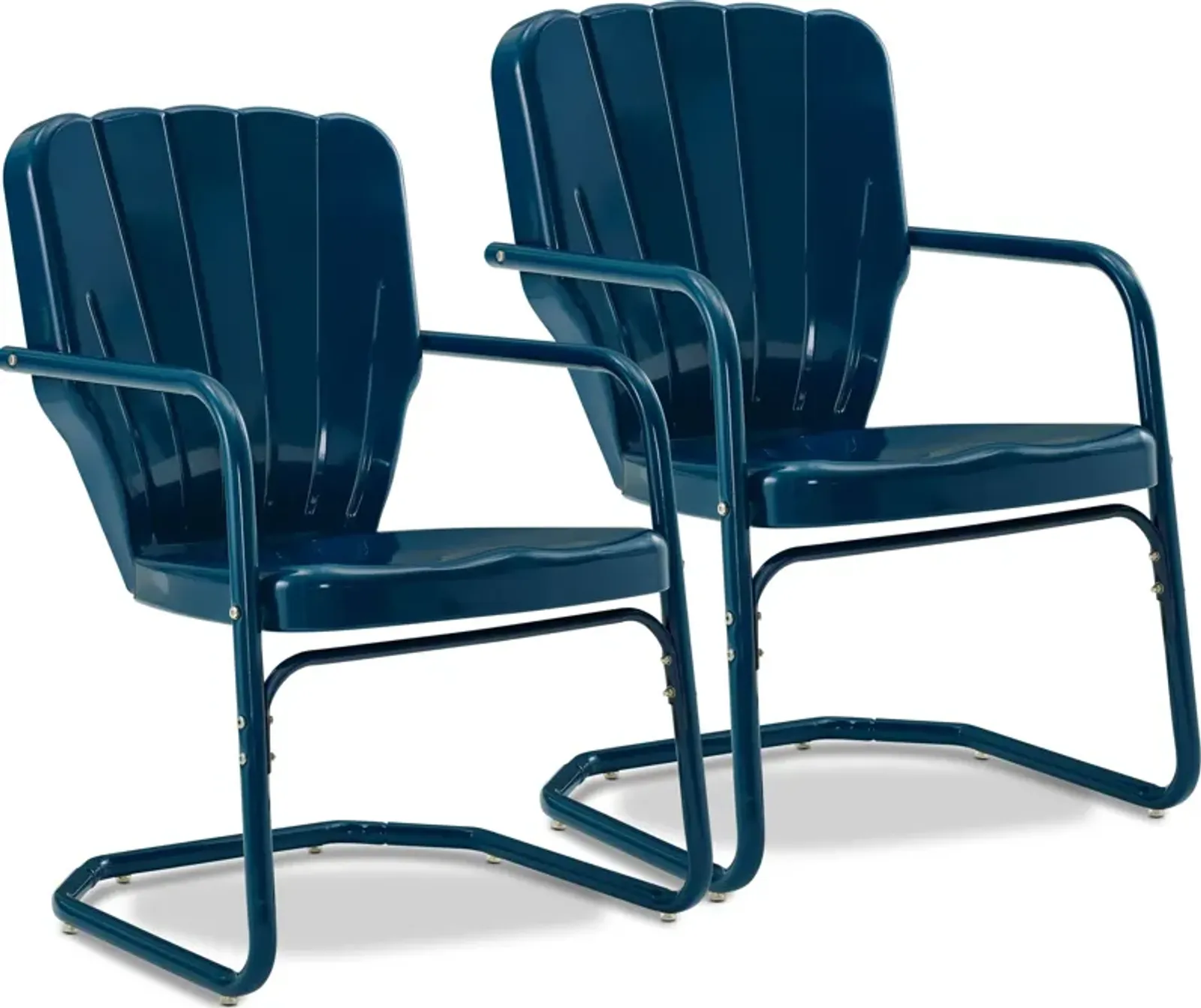 Jack Set of 2 Outdoor Chairs - Navy