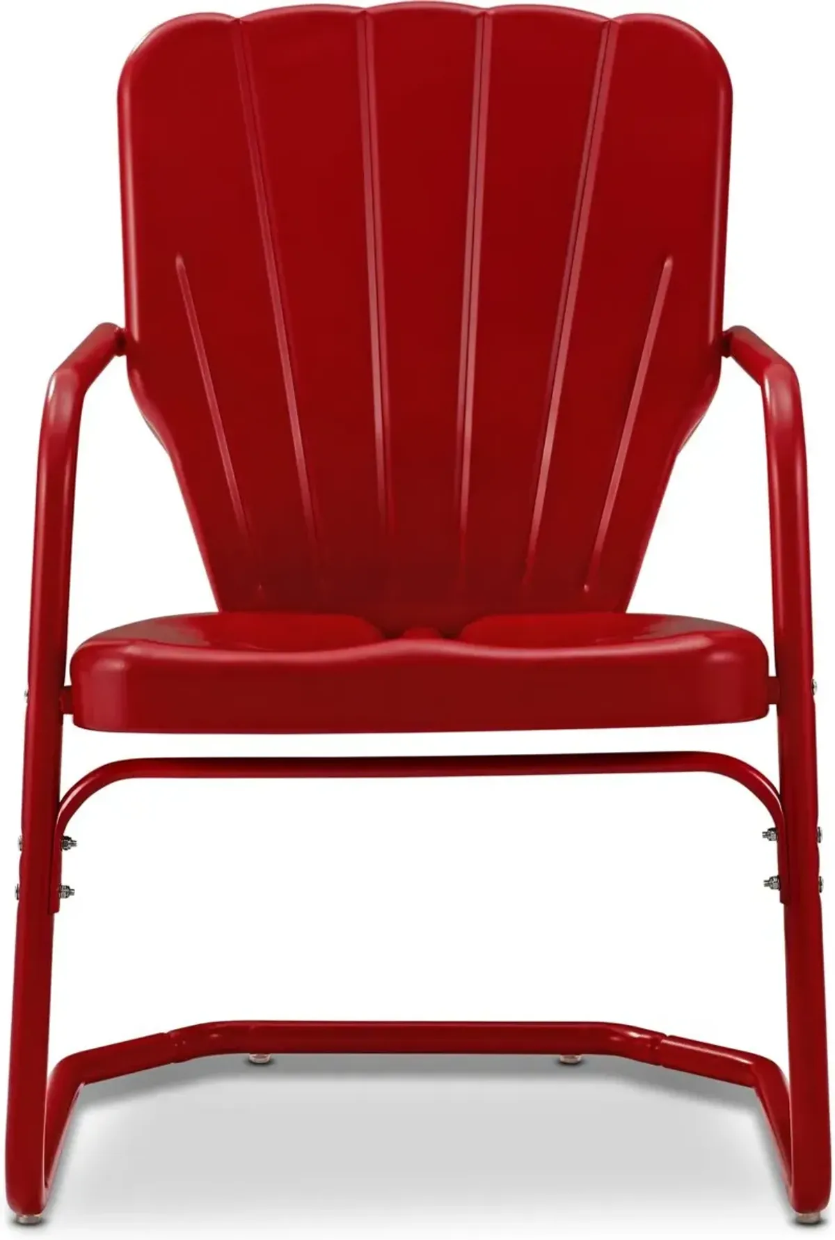 Jack Set of 2 Outdoor Chairs - Red