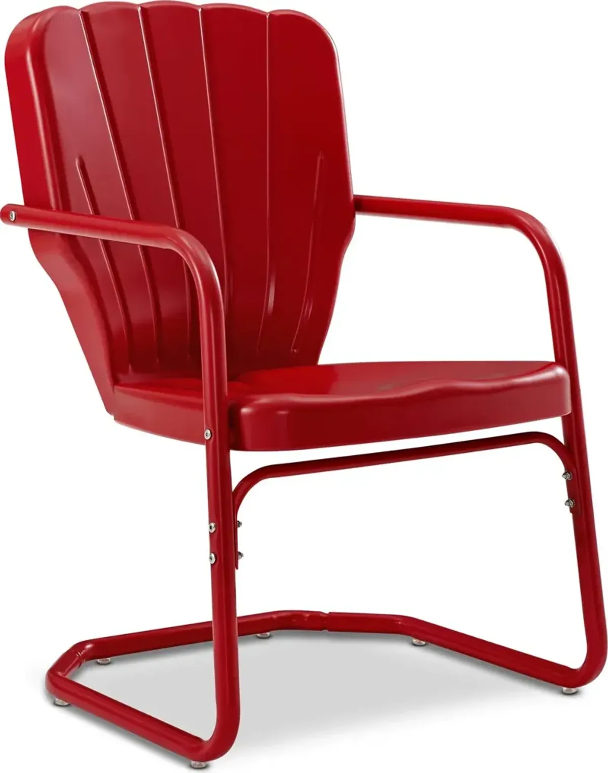 Jack Set of 2 Outdoor Chairs - Red