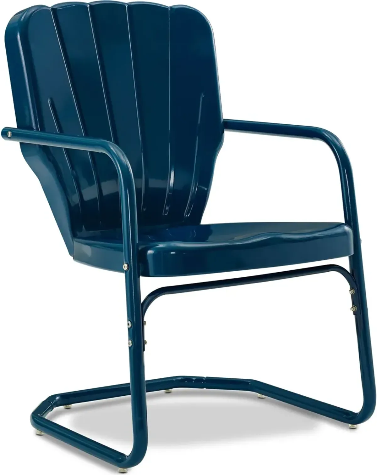 Jack Set of 2 Outdoor Chairs and Side Table - Navy