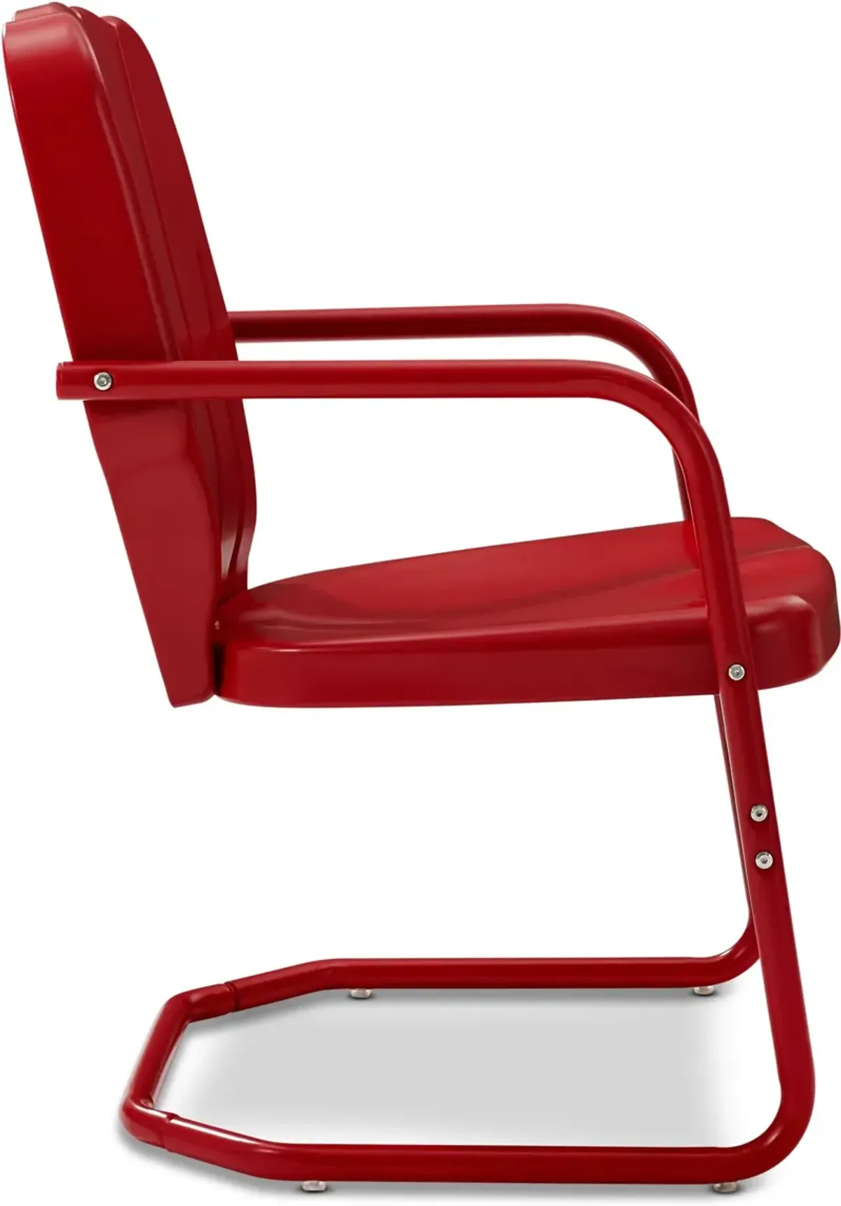 Jack Set of 2 Outdoor Chairs and Side Table - Red