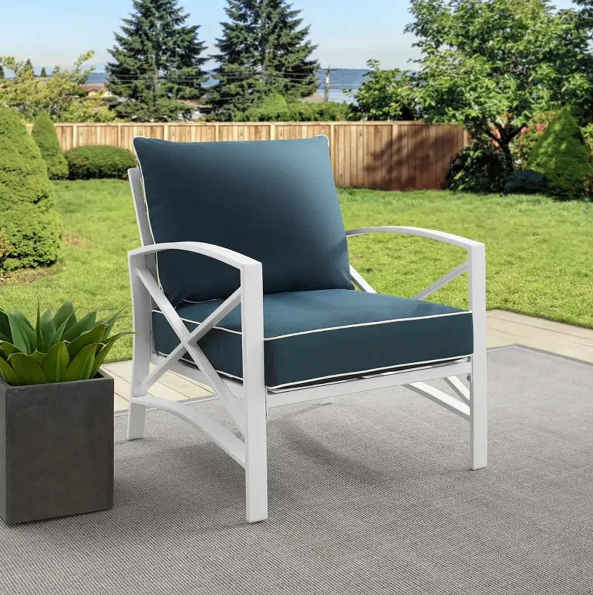 Clarion Outdoor Chair - Navy