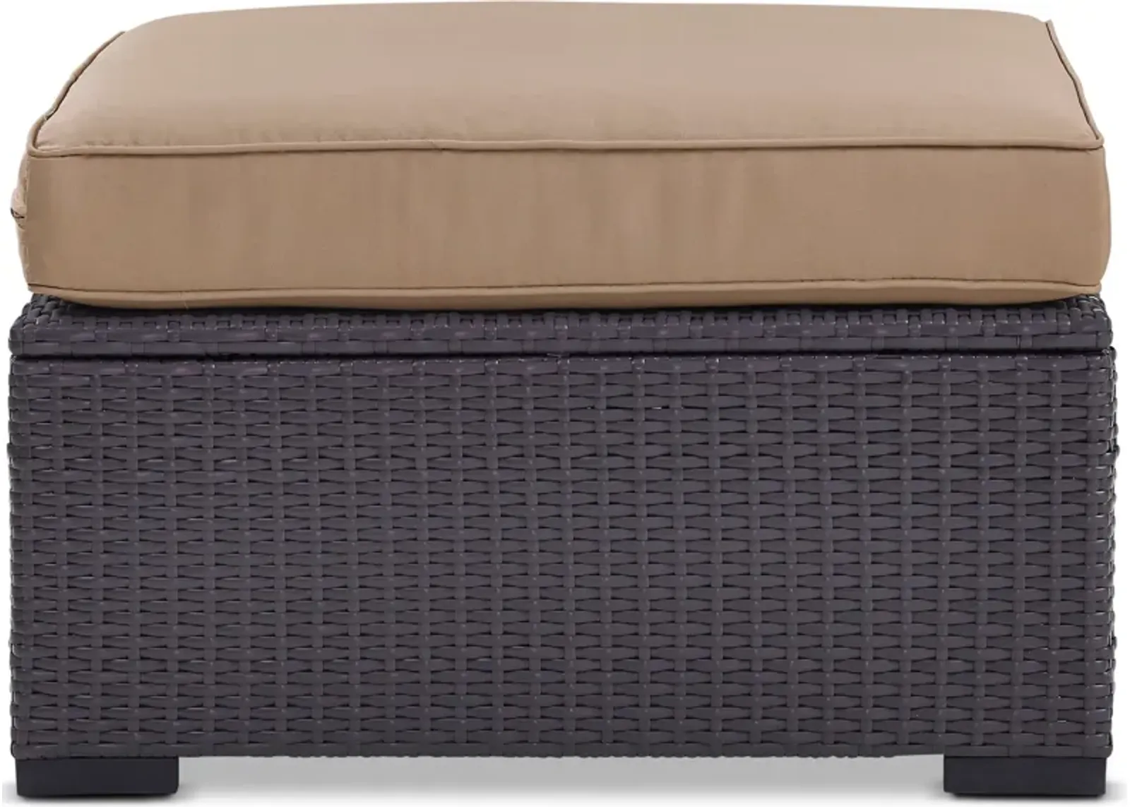 Isla Outdoor Ottoman - Mocha