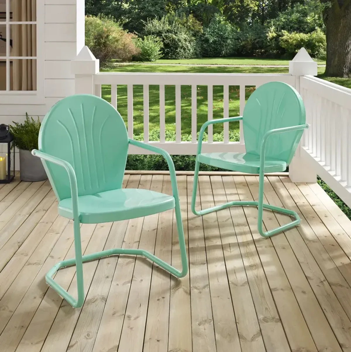 Kona 5-Piece Outdoor Dining Set - Aqua