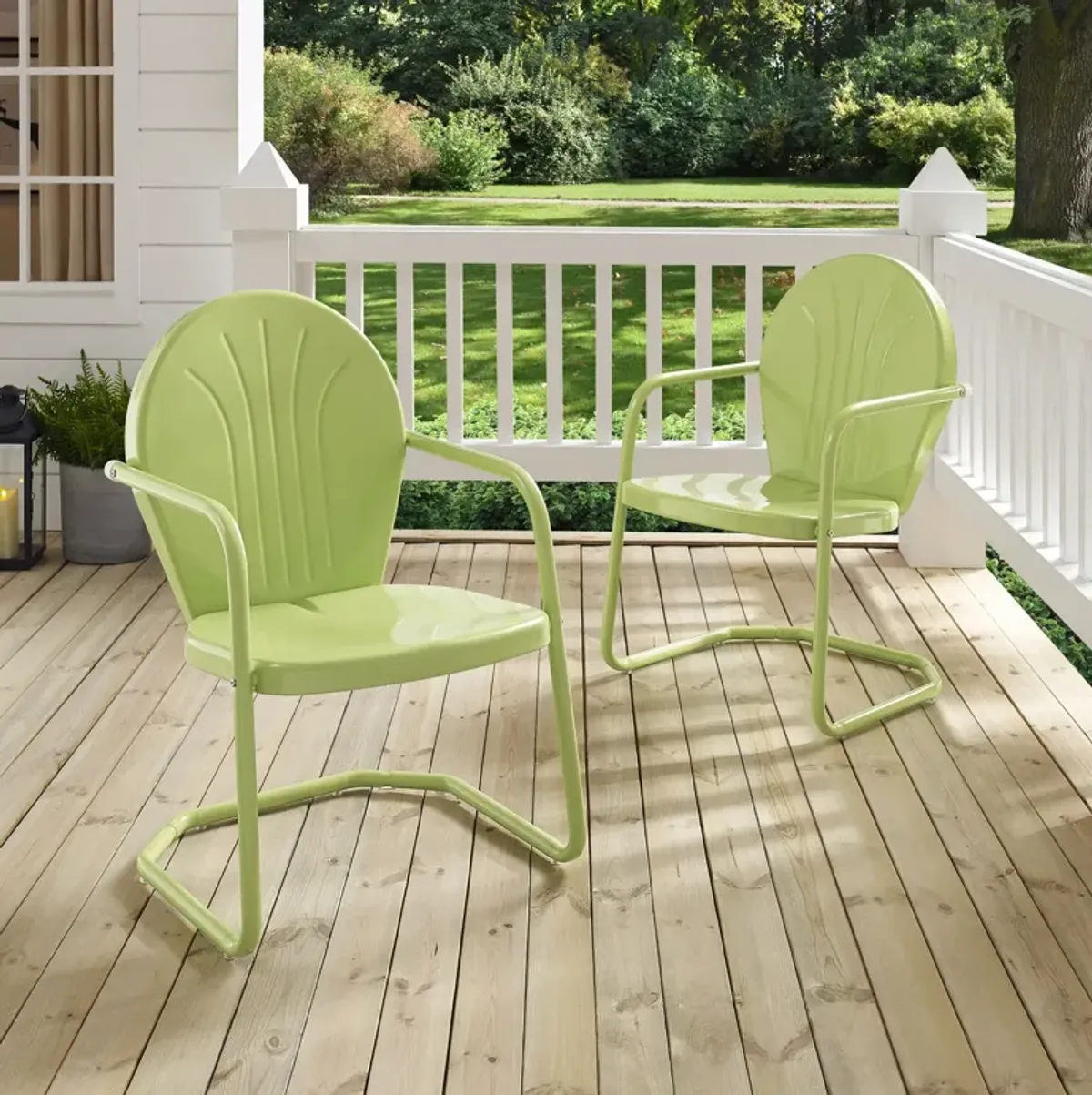 Kona 5-Piece Outdoor Dining Set - Key Lime