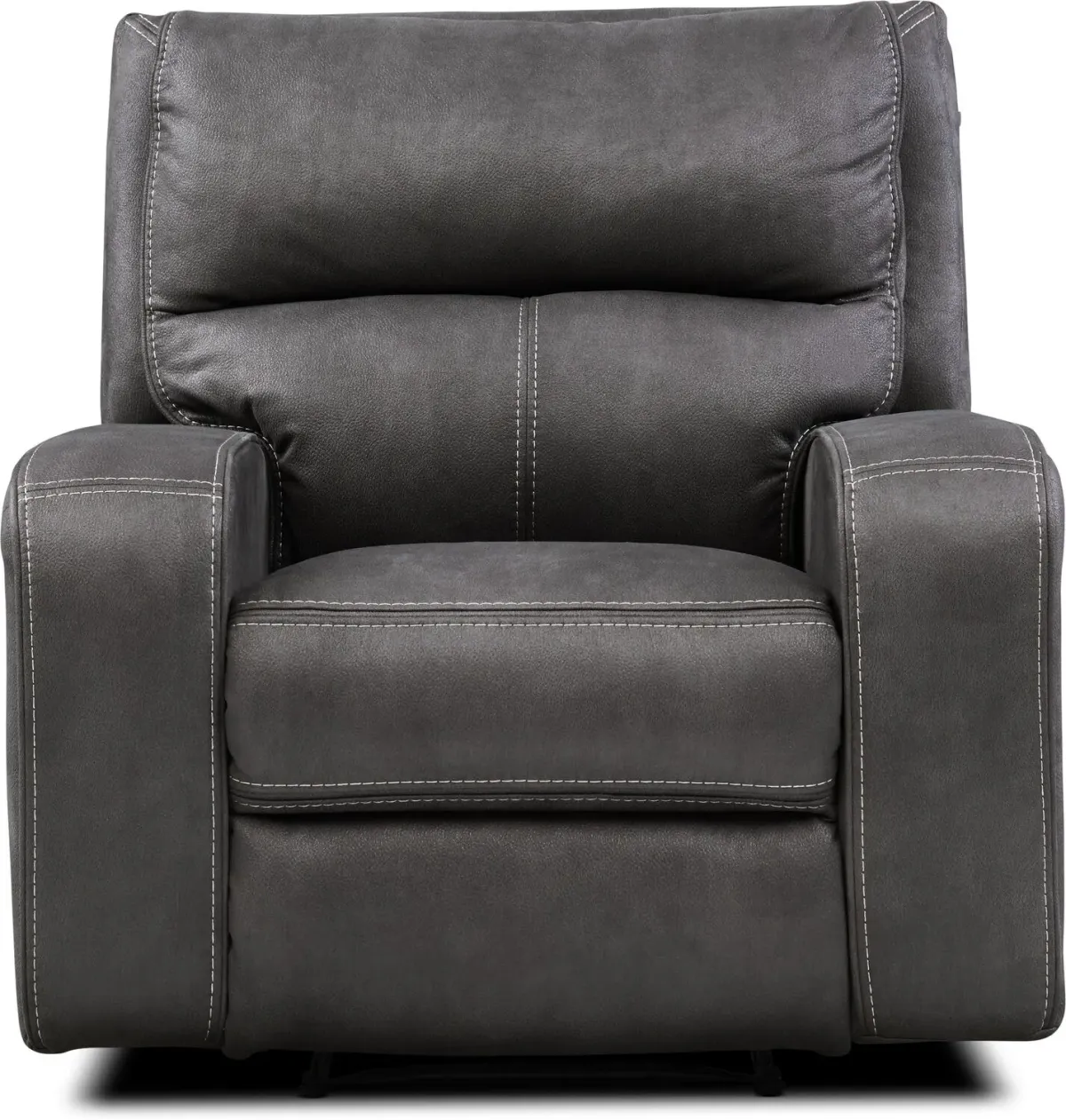Burke Manual Recliner - Charcoal