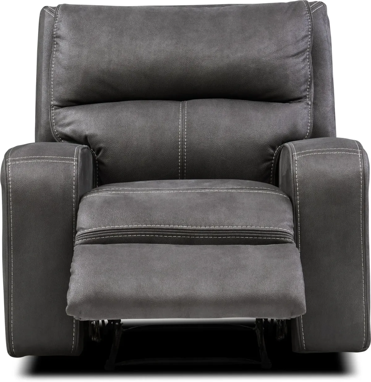 Burke Manual Reclining Sofa, Loveseat and Recliner  - Charcoal