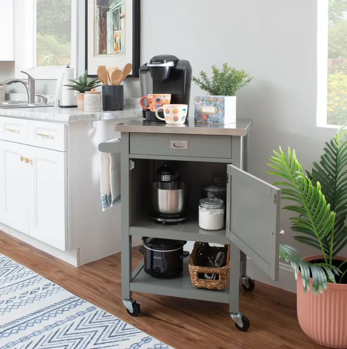 Highland Apartment Cart - Gray