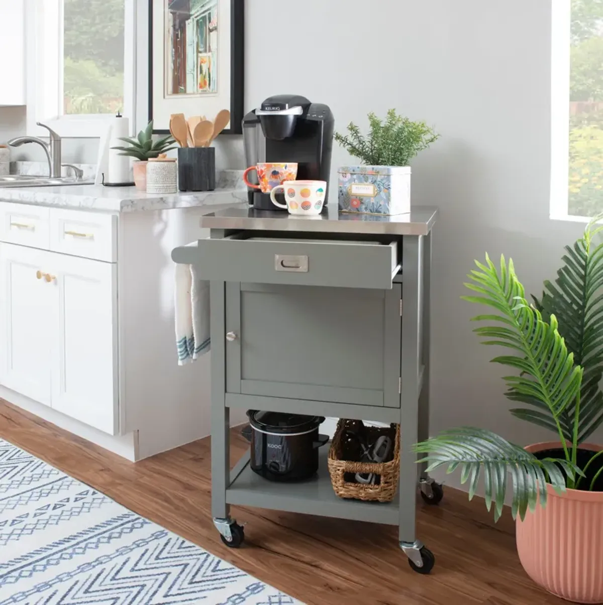 Highland Apartment Cart - Gray