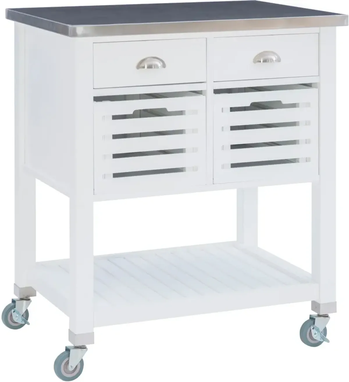 Brighton Kitchen Cart - White