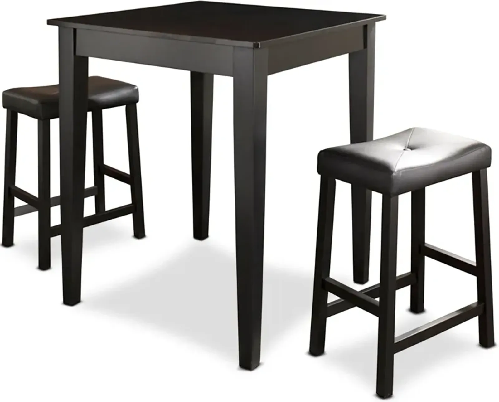 Boston 3-Piece Pub Set - Black