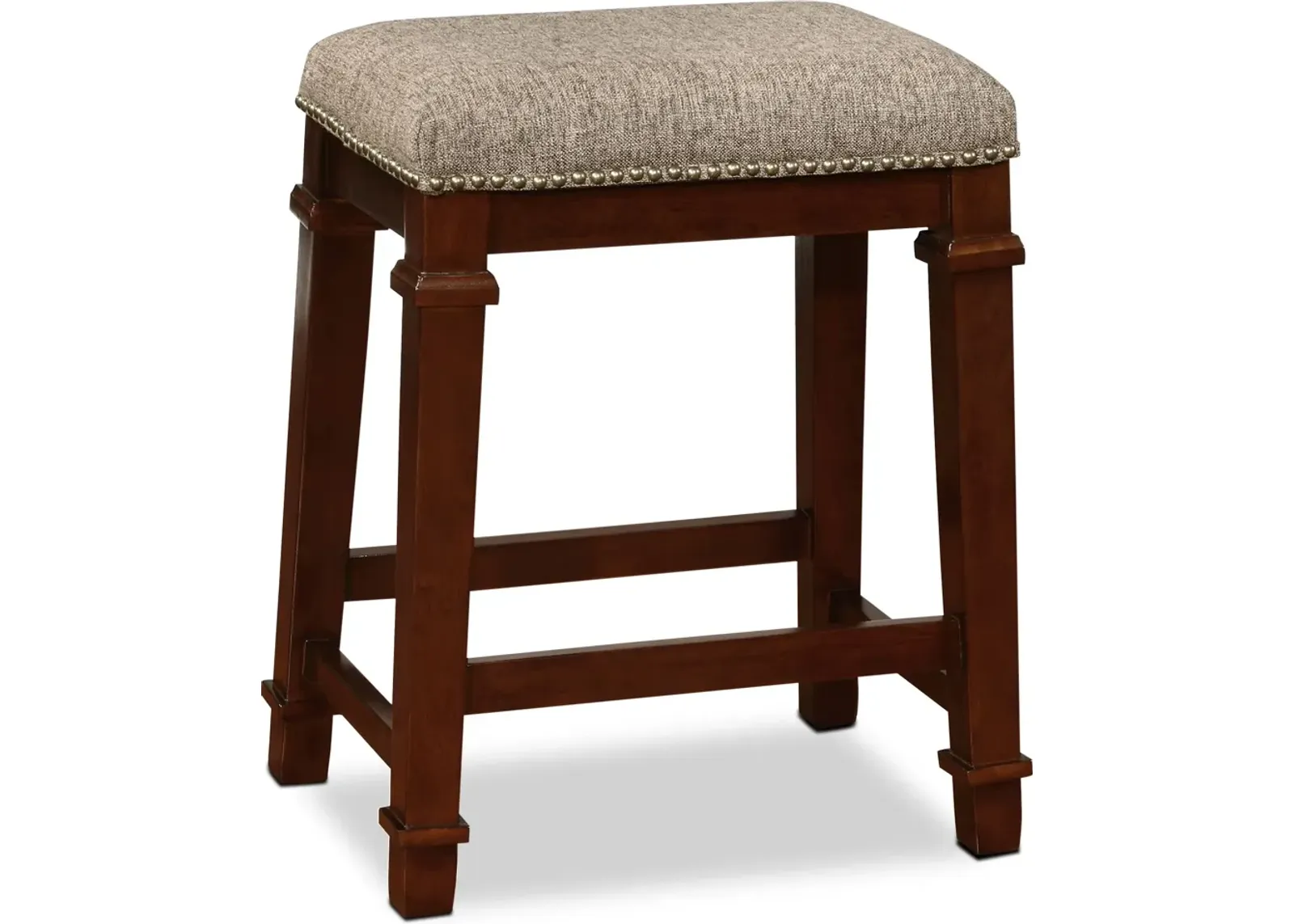 Caleb Counter-Height Stool -Taupe Tweed