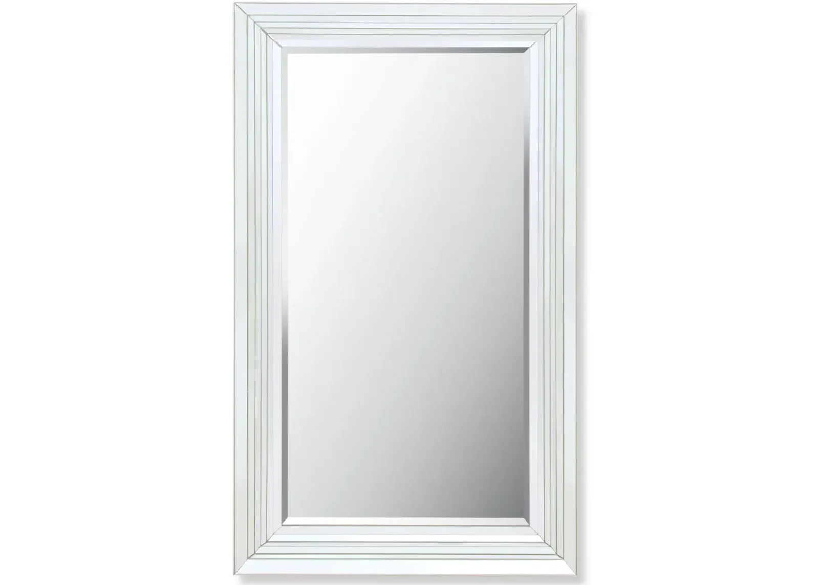 Beveled 85'' x 49'' Floor Mirror