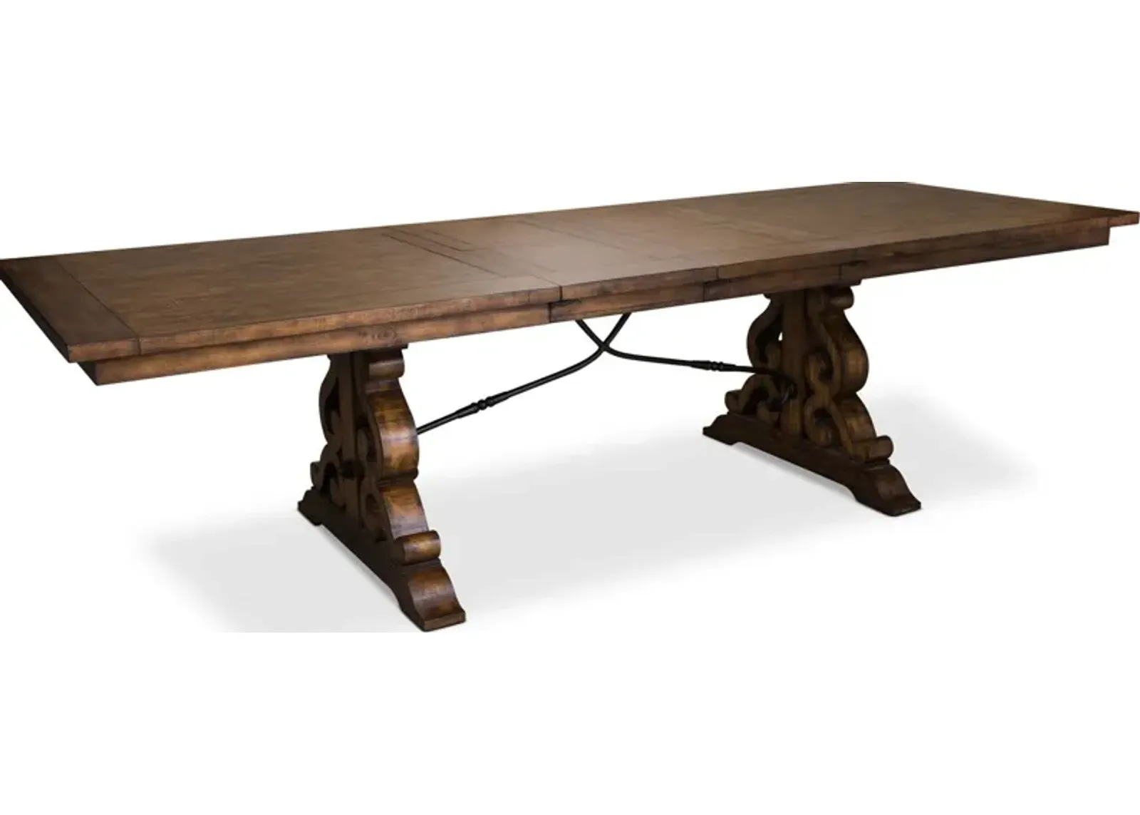 Charthouse Rectangular Extendable Dining Table - Nutmeg