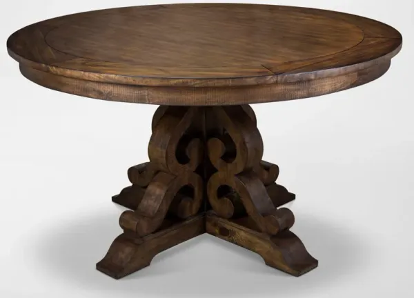 Charthouse Round Dining Table - Nutmeg