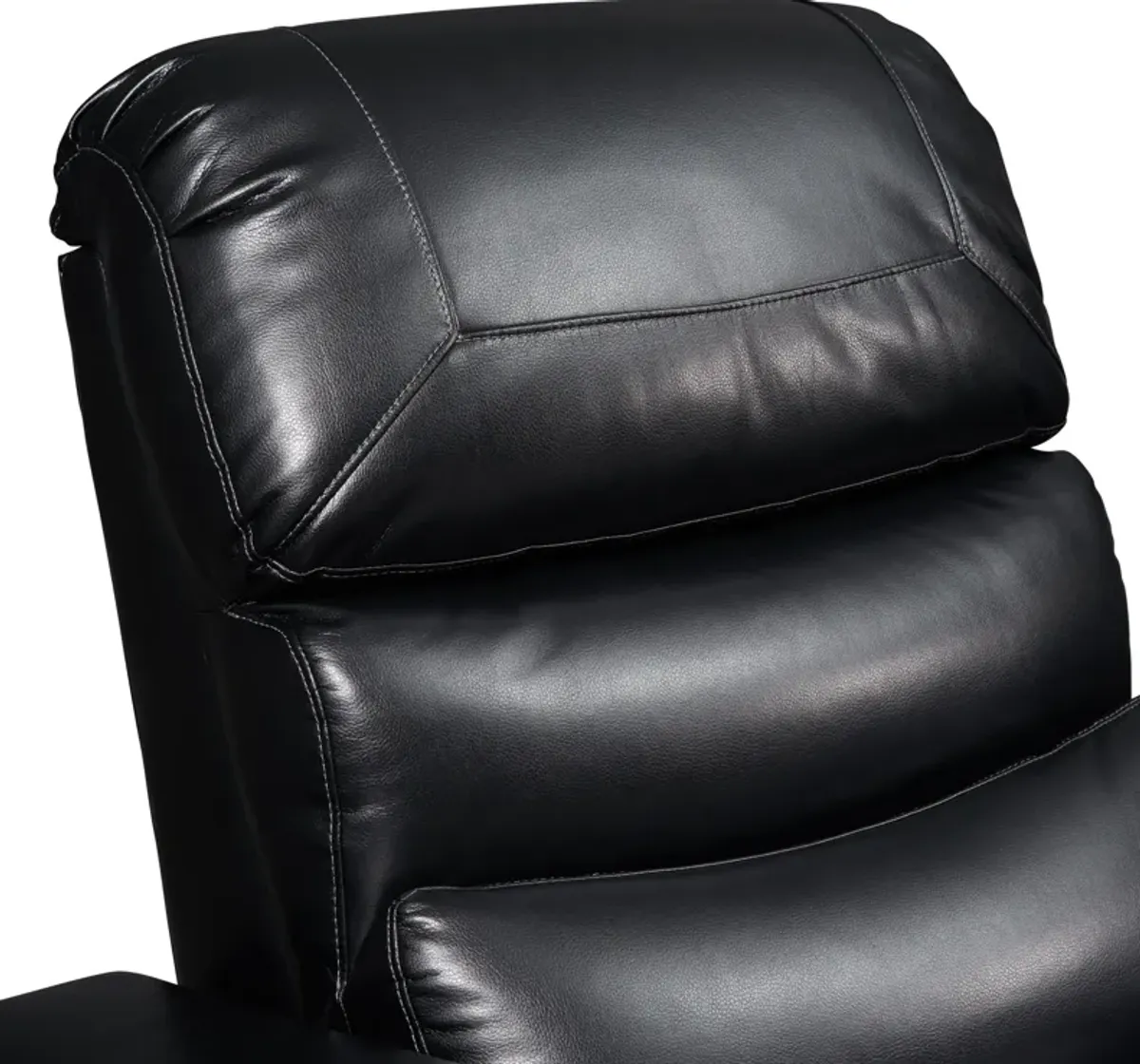 Jackson Triple-Power Reclining Sofa and Recliner Set - Black