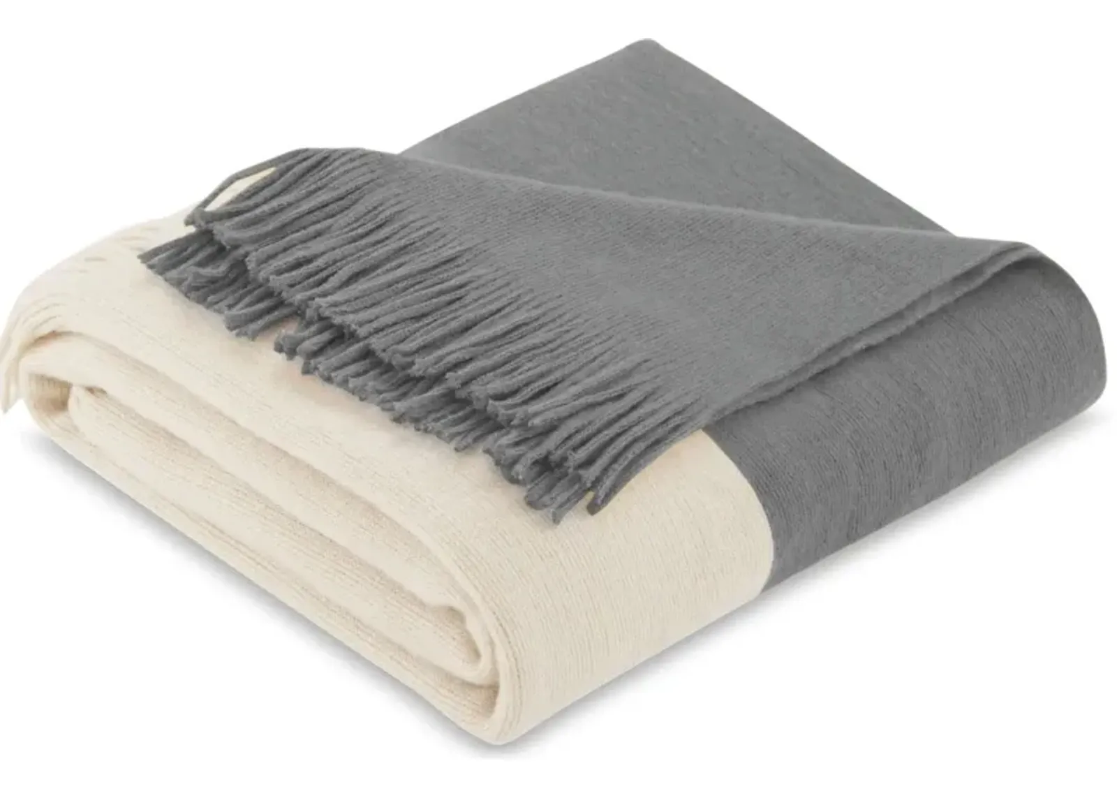 Finley Knit Throw - Gray