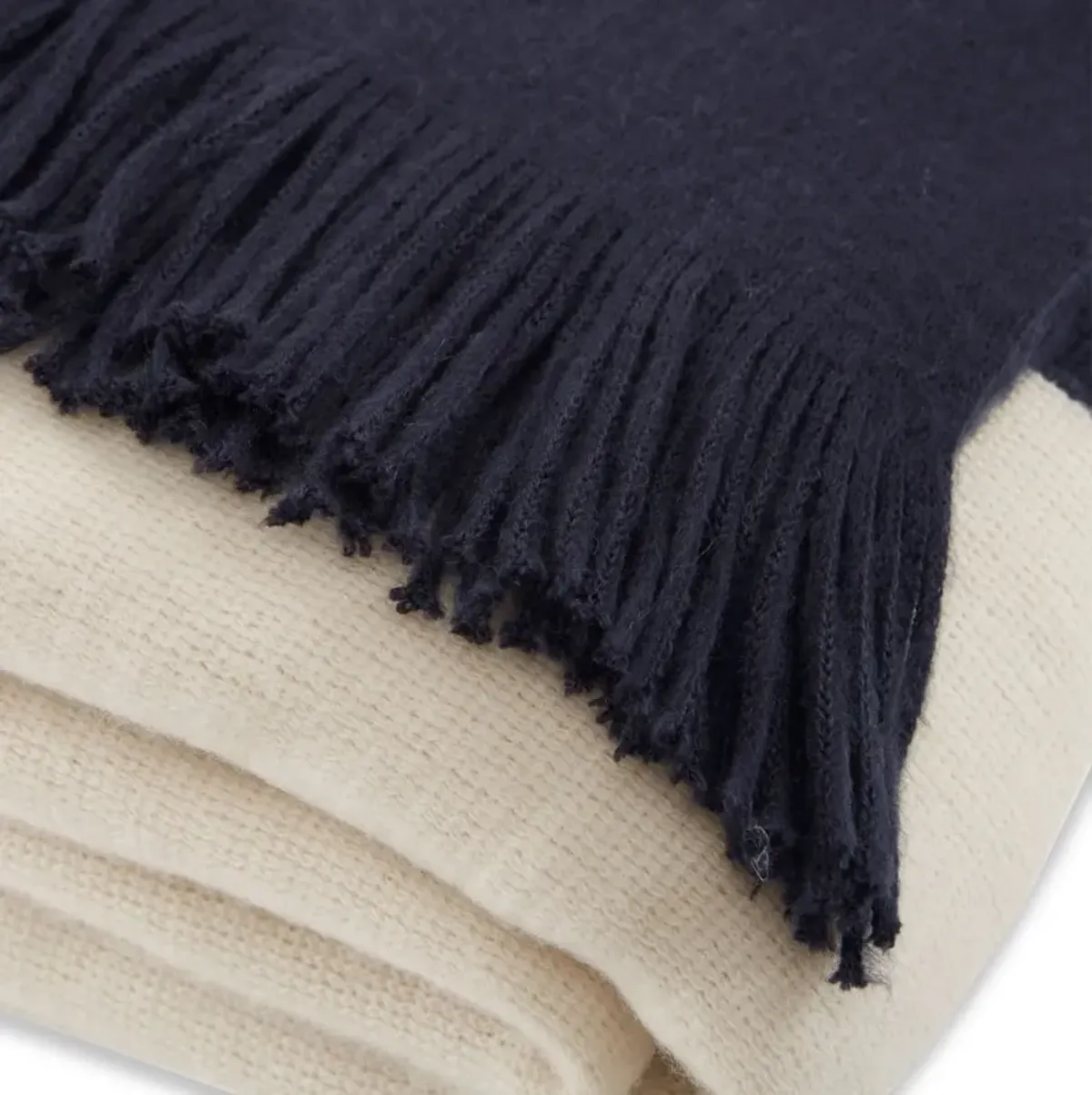 Finley Knit Throw - Blue