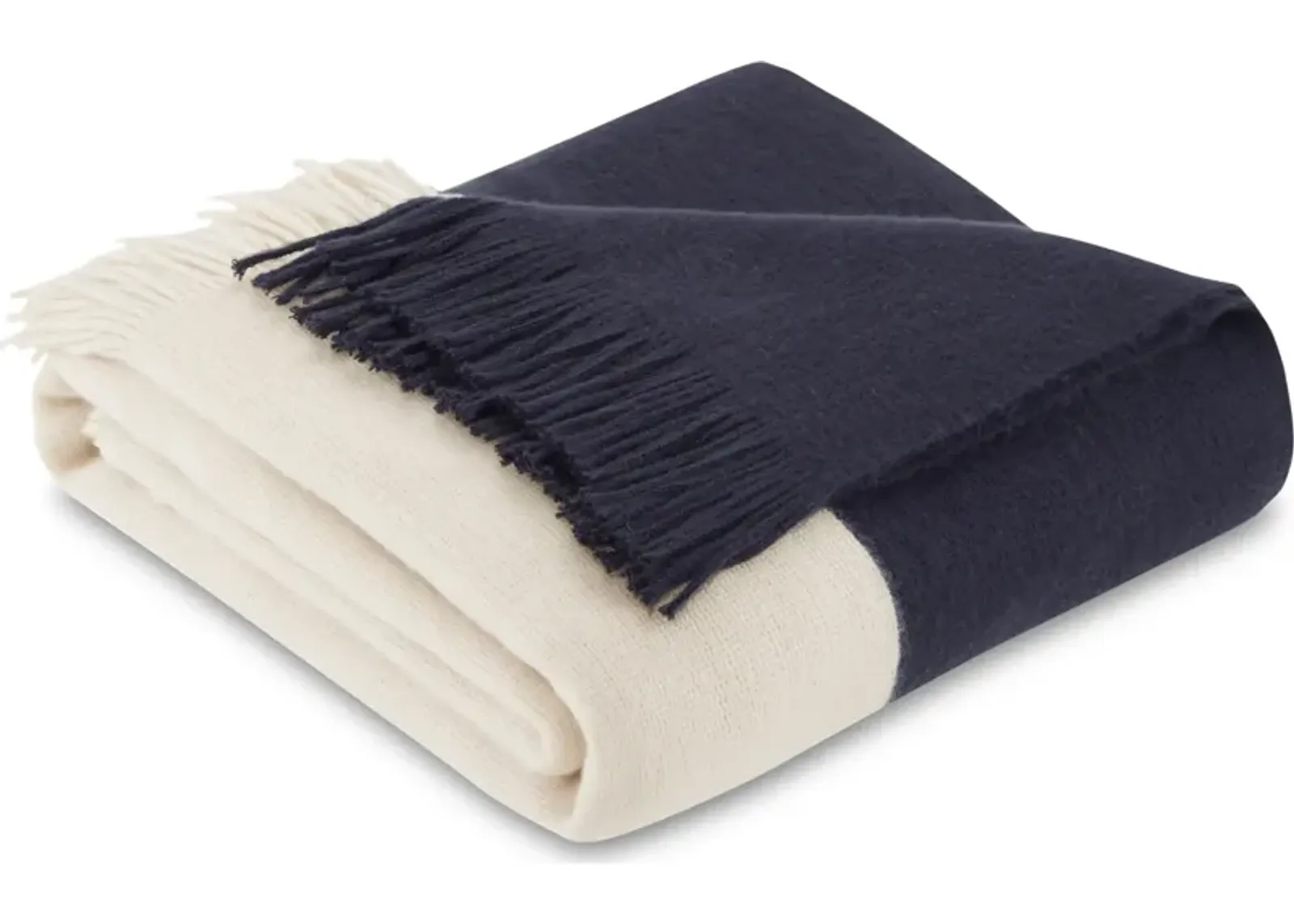 Finley Knit Throw - Blue