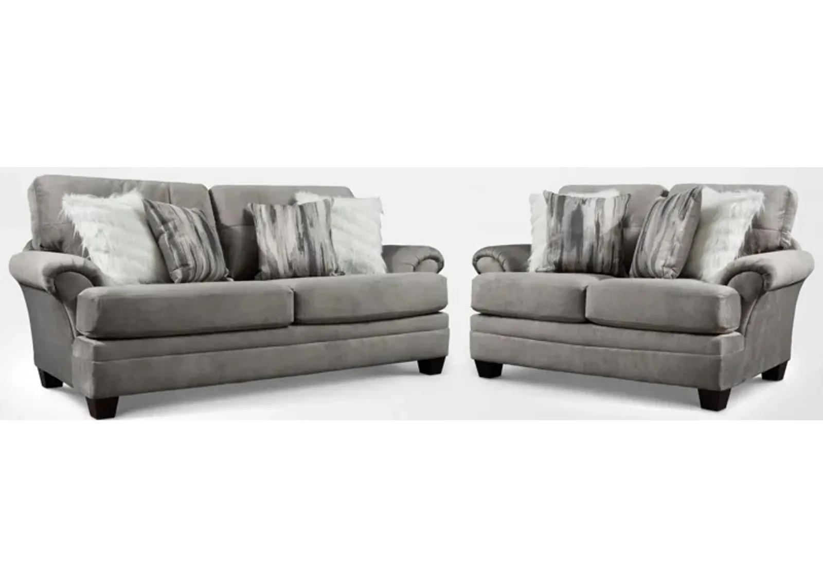 Cordelle Sofa and Loveseat - Gray