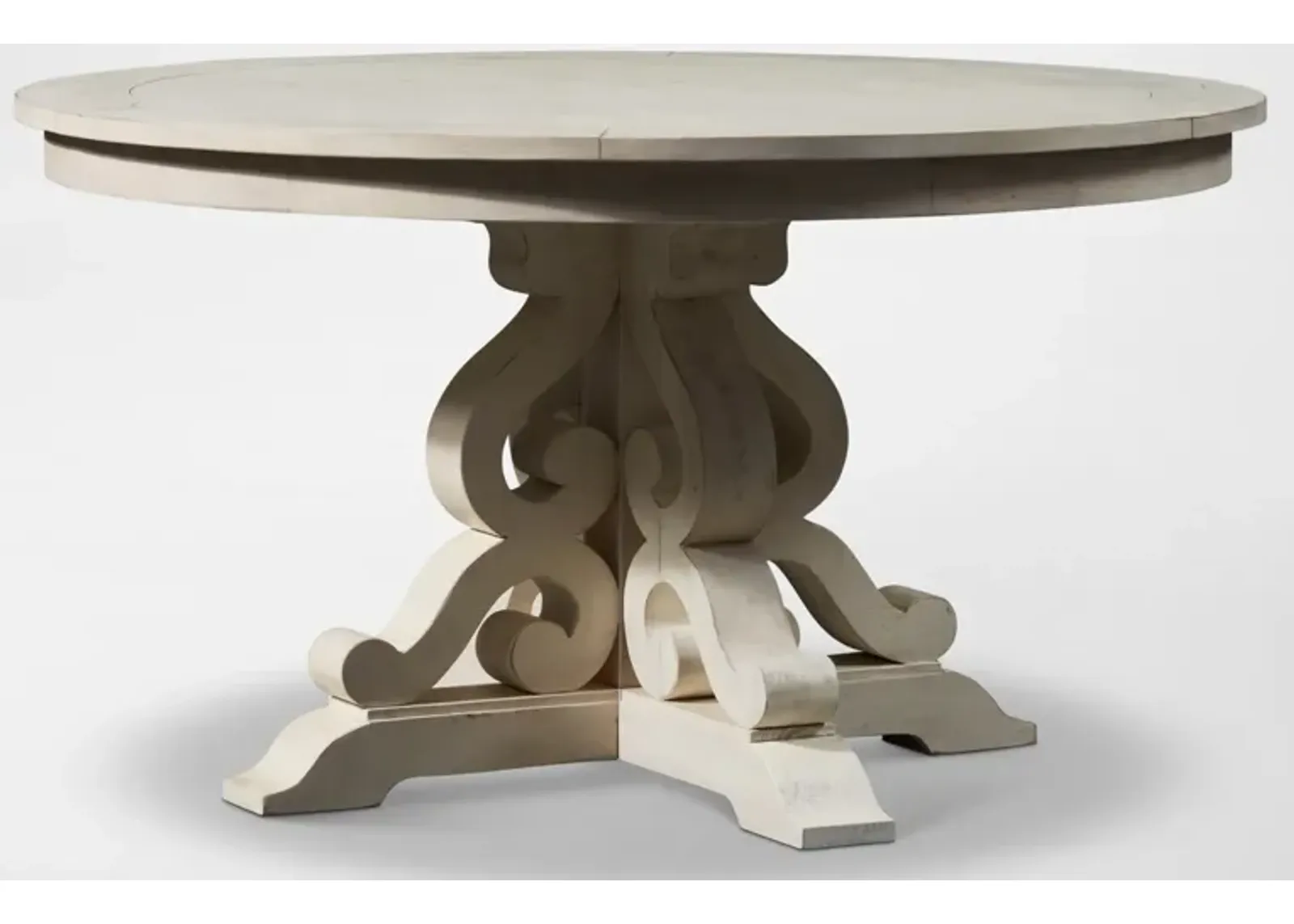 Charthouse Round Dining Table - Alabaster