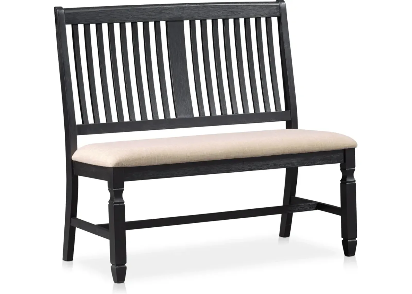 Glendale Dining Bench - Black