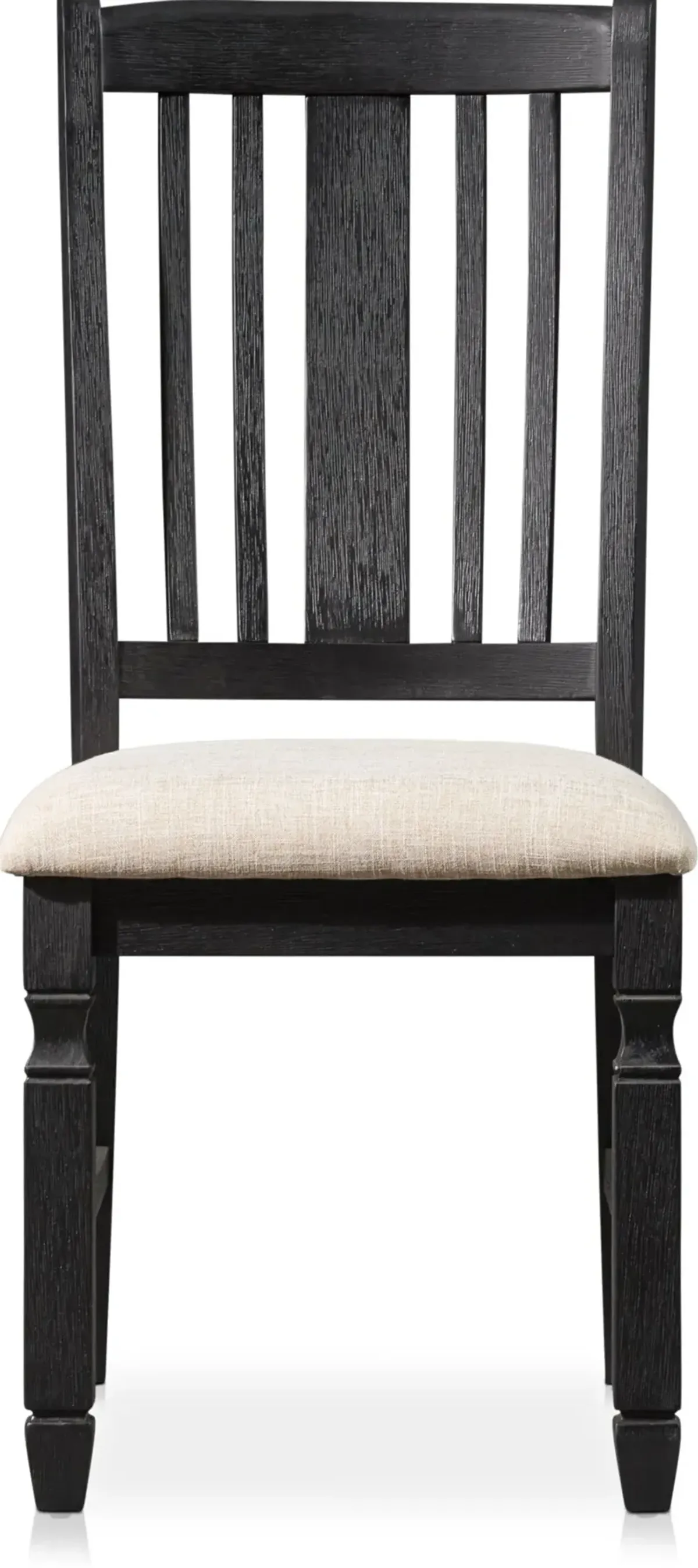 Glendale Dining Table, 4 Chairs and Bench - Black