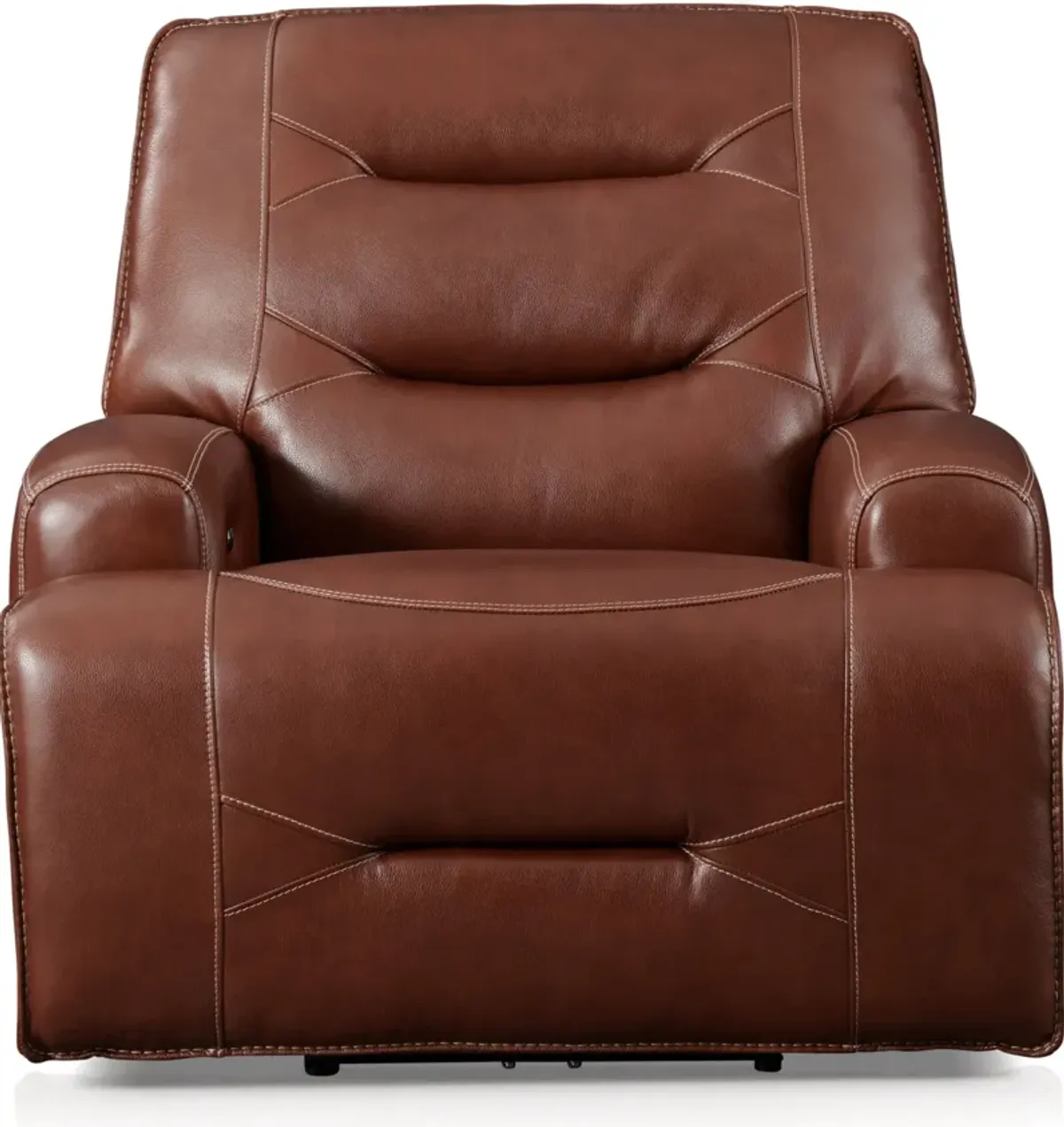 Preston Dual-Power Recliner - Caramel