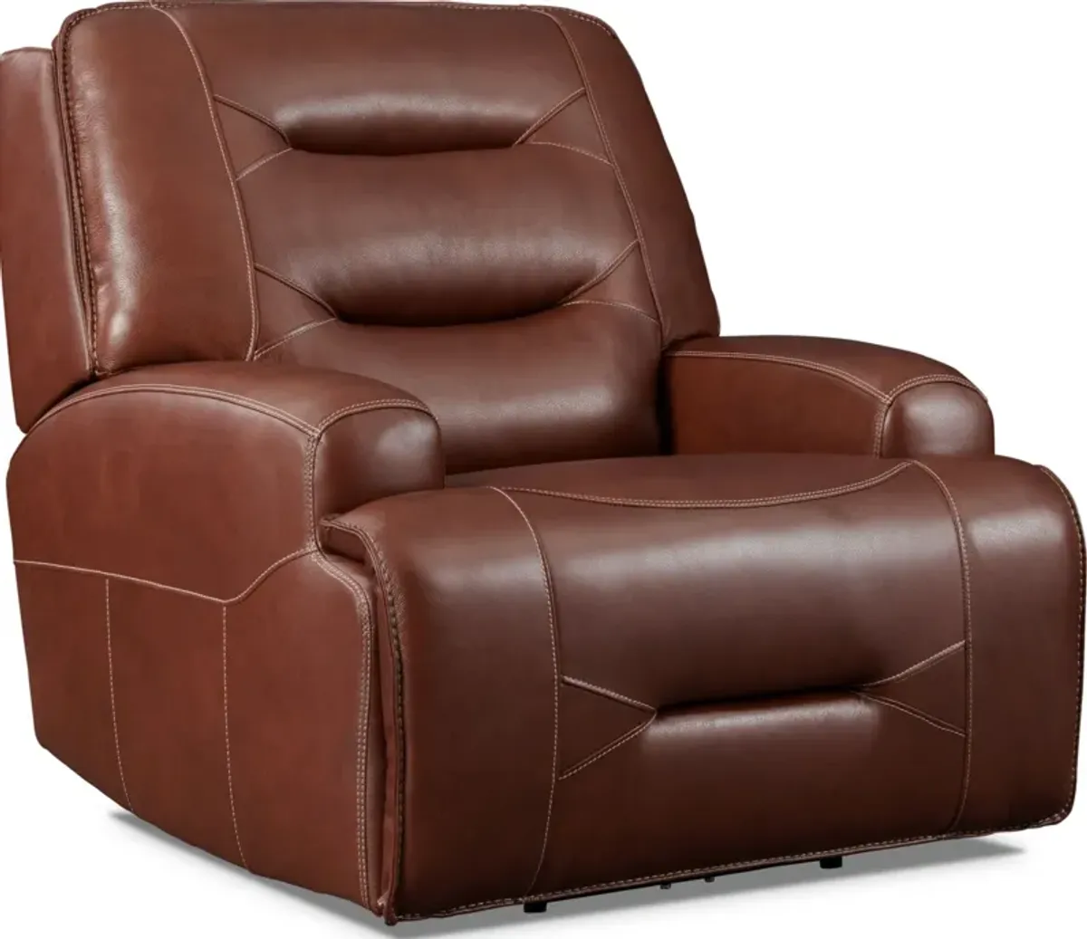 Preston Dual-Power Recliner - Caramel