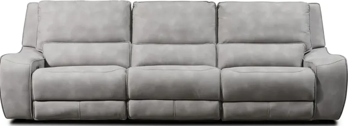 Holden 3-Piece Dual-Power Reclining Sofa - Stone