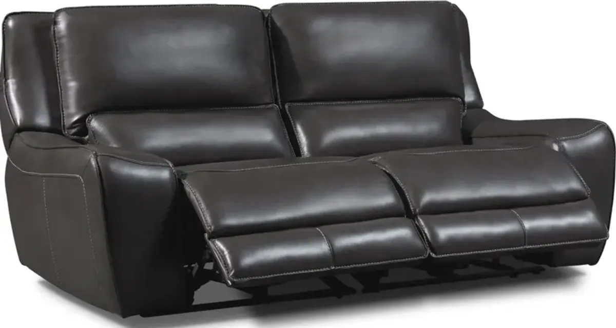 Holden 2-Piece Dual-Power Reclining Sofa - Gray