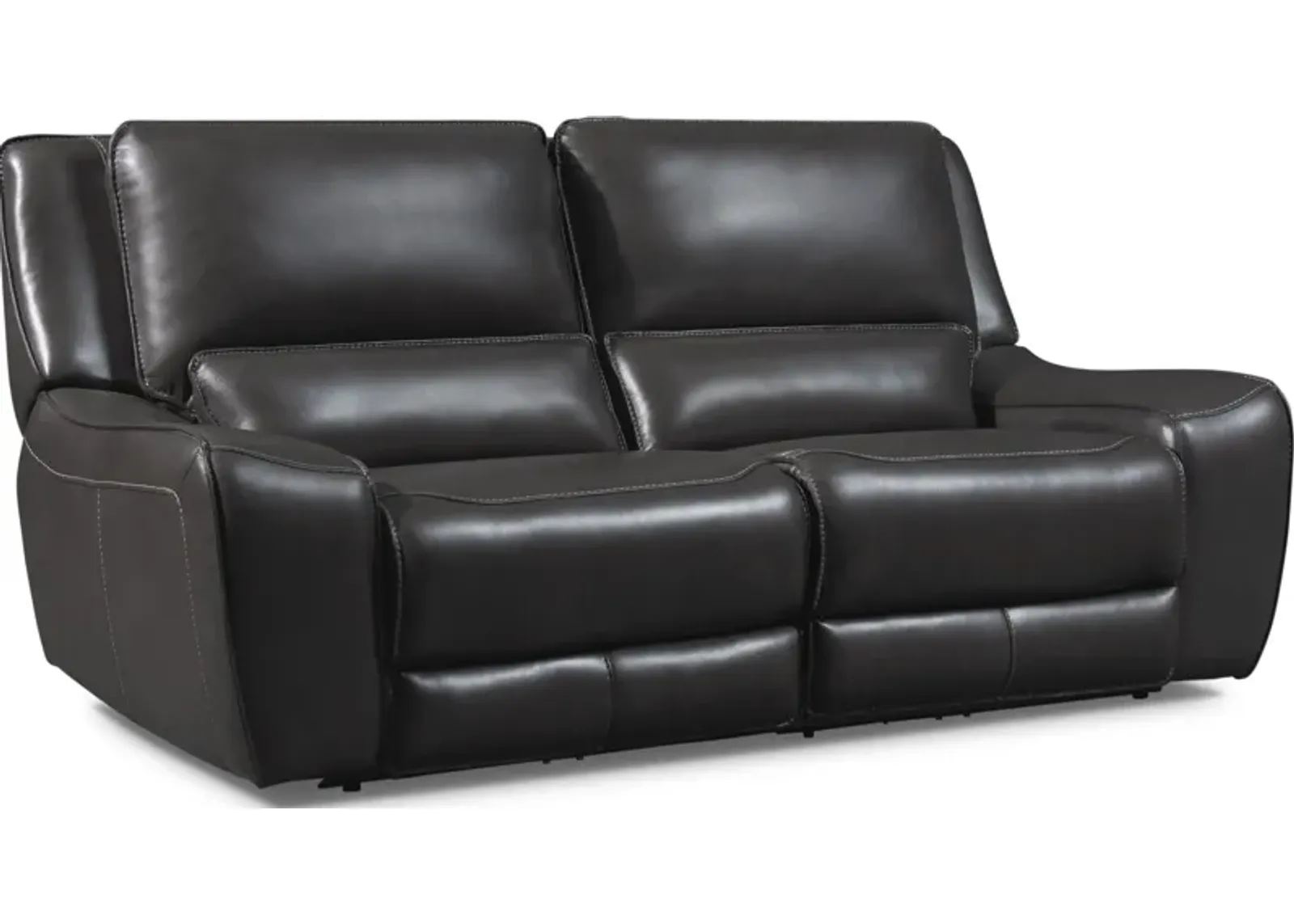 Holden 2-Piece Dual-Power Reclining Sofa - Gray