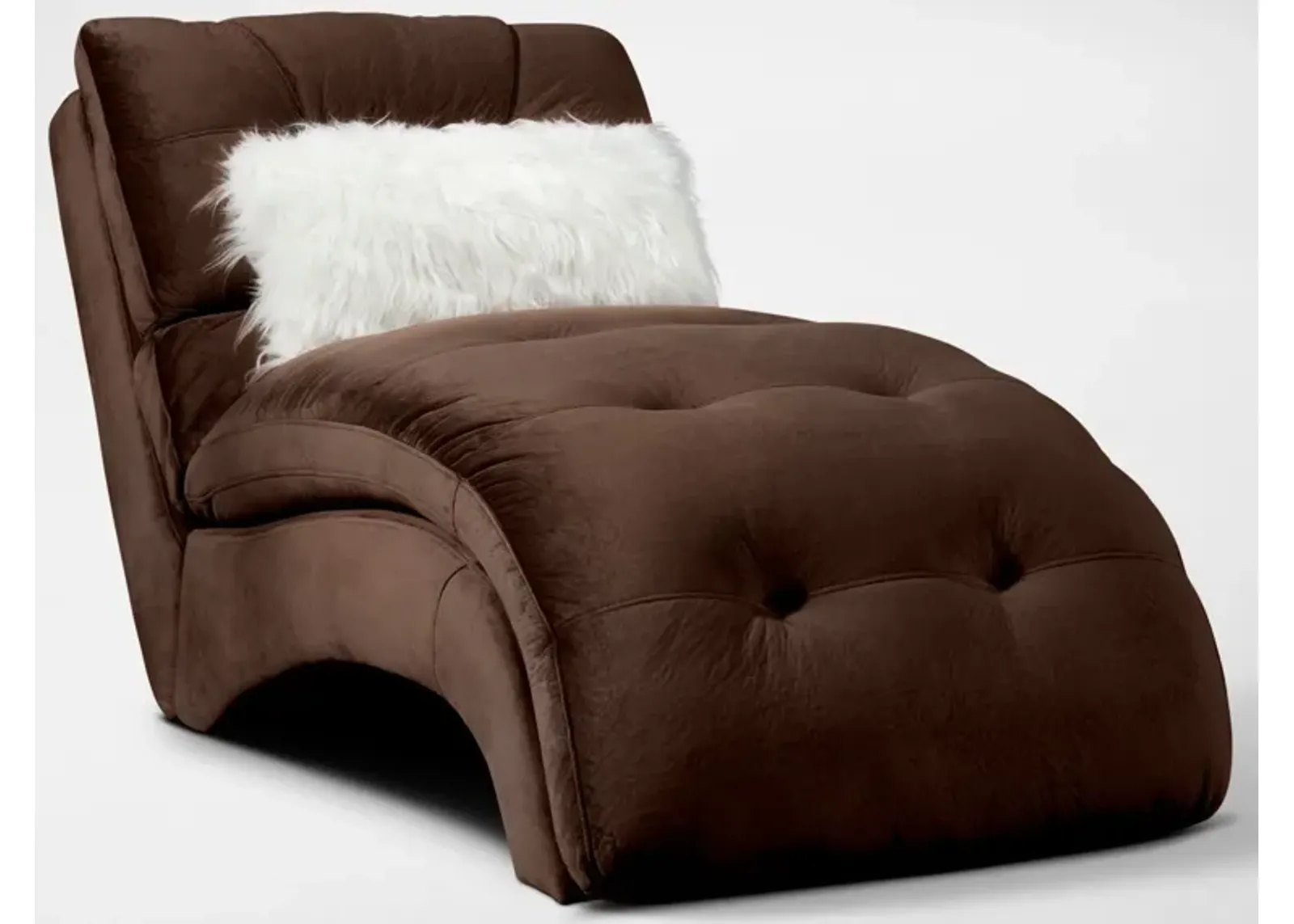 Cordelle Chaise - Chocolate