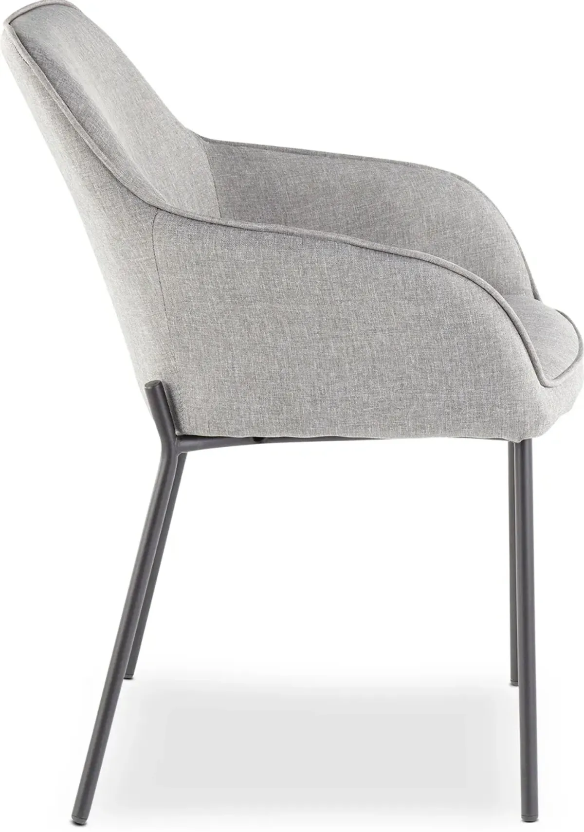 Liv Set of 2 Dining Chairs - Gray