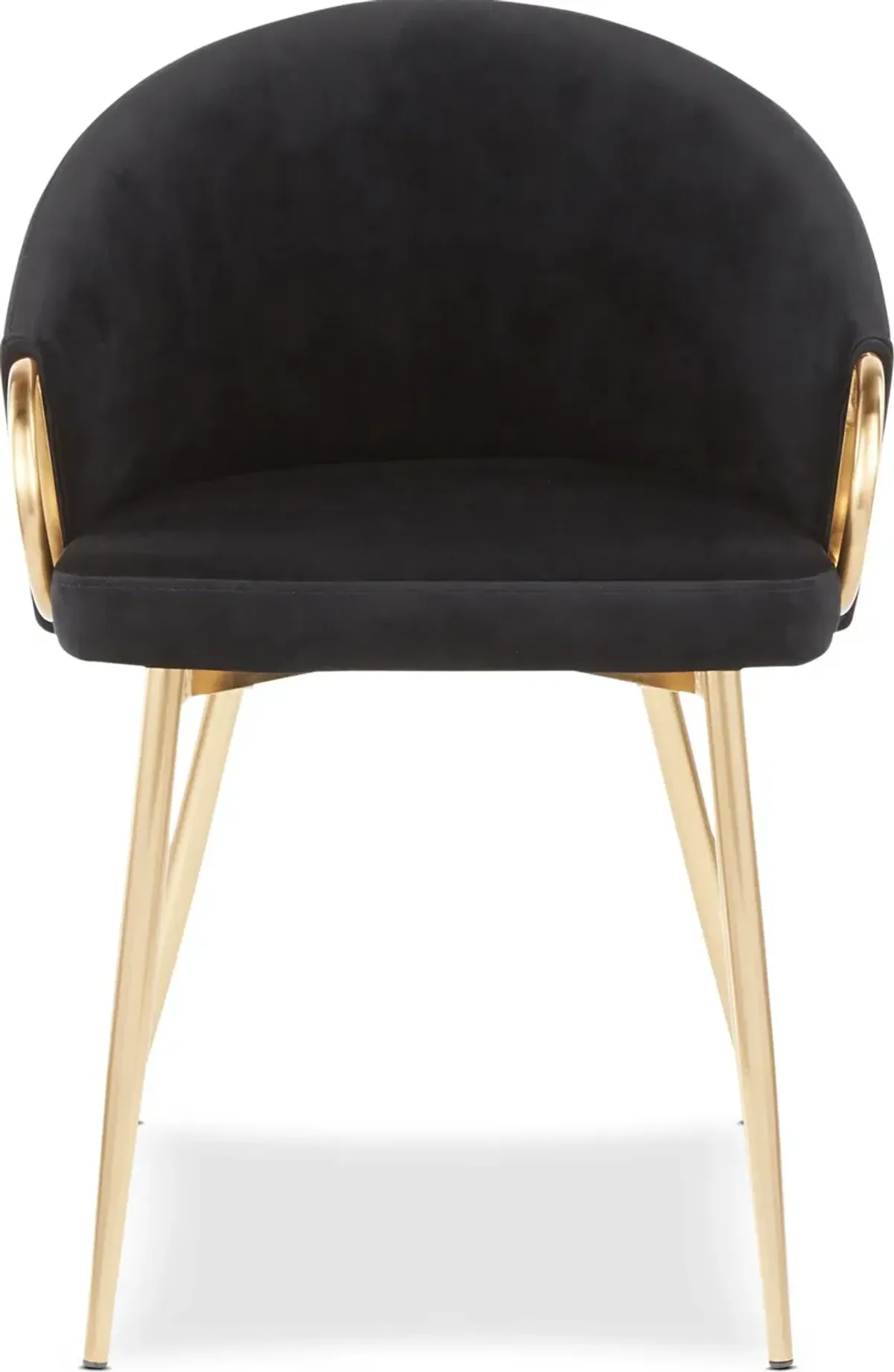 Eve Dining Chair - Black Velvet