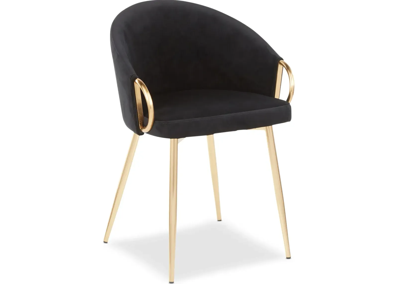 Eve Dining Chair - Black Velvet