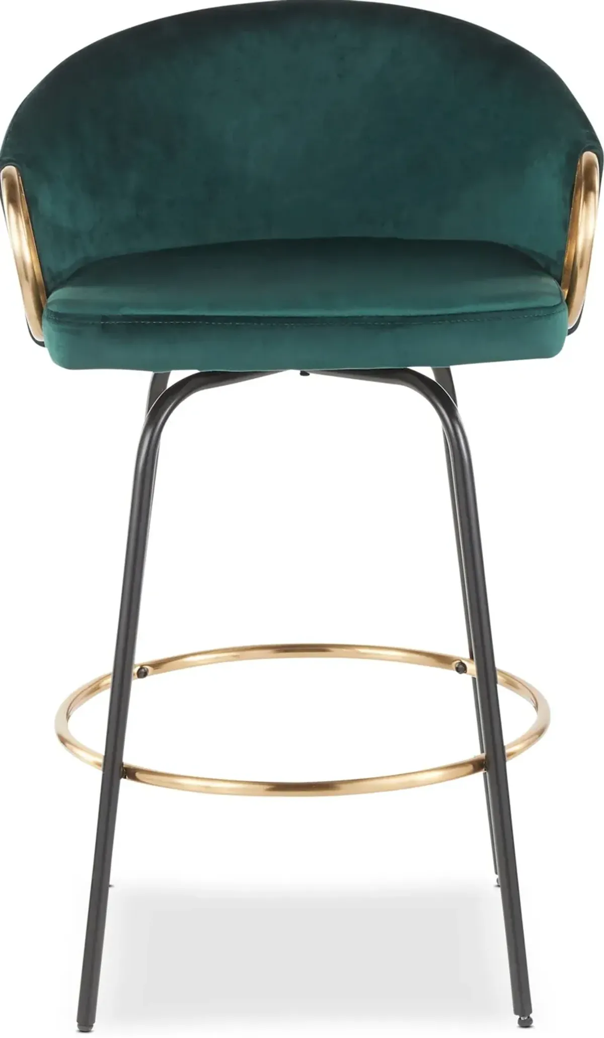 Eve Set of 2 Counter-Height Stools - Green