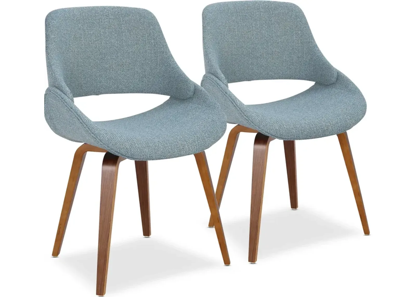 Uma Set of 2 Dining Chairs - Blue