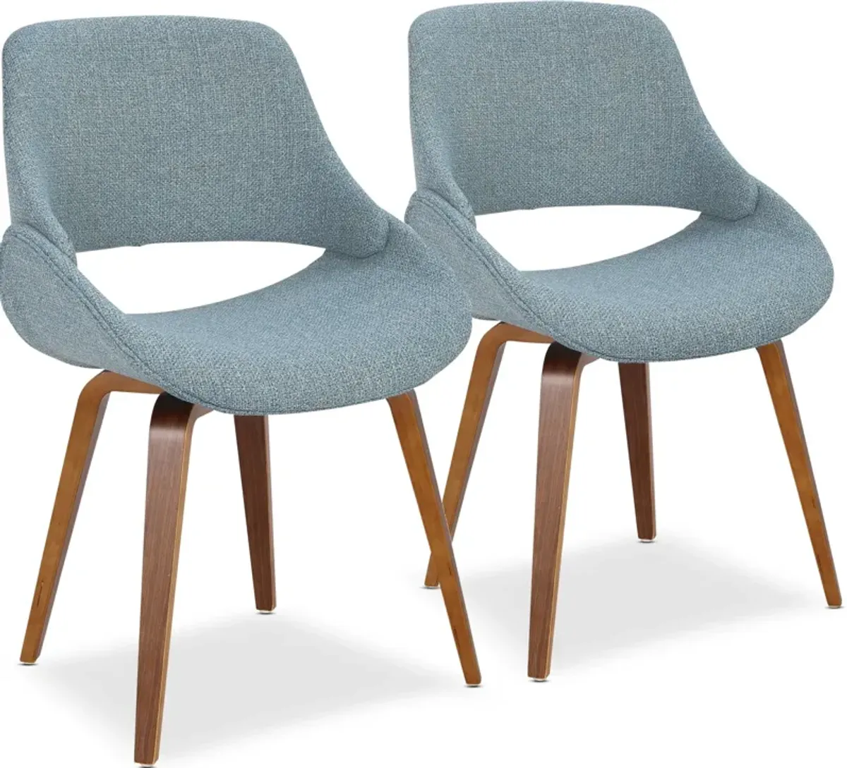 Uma Set of 2 Dining Chairs - Blue