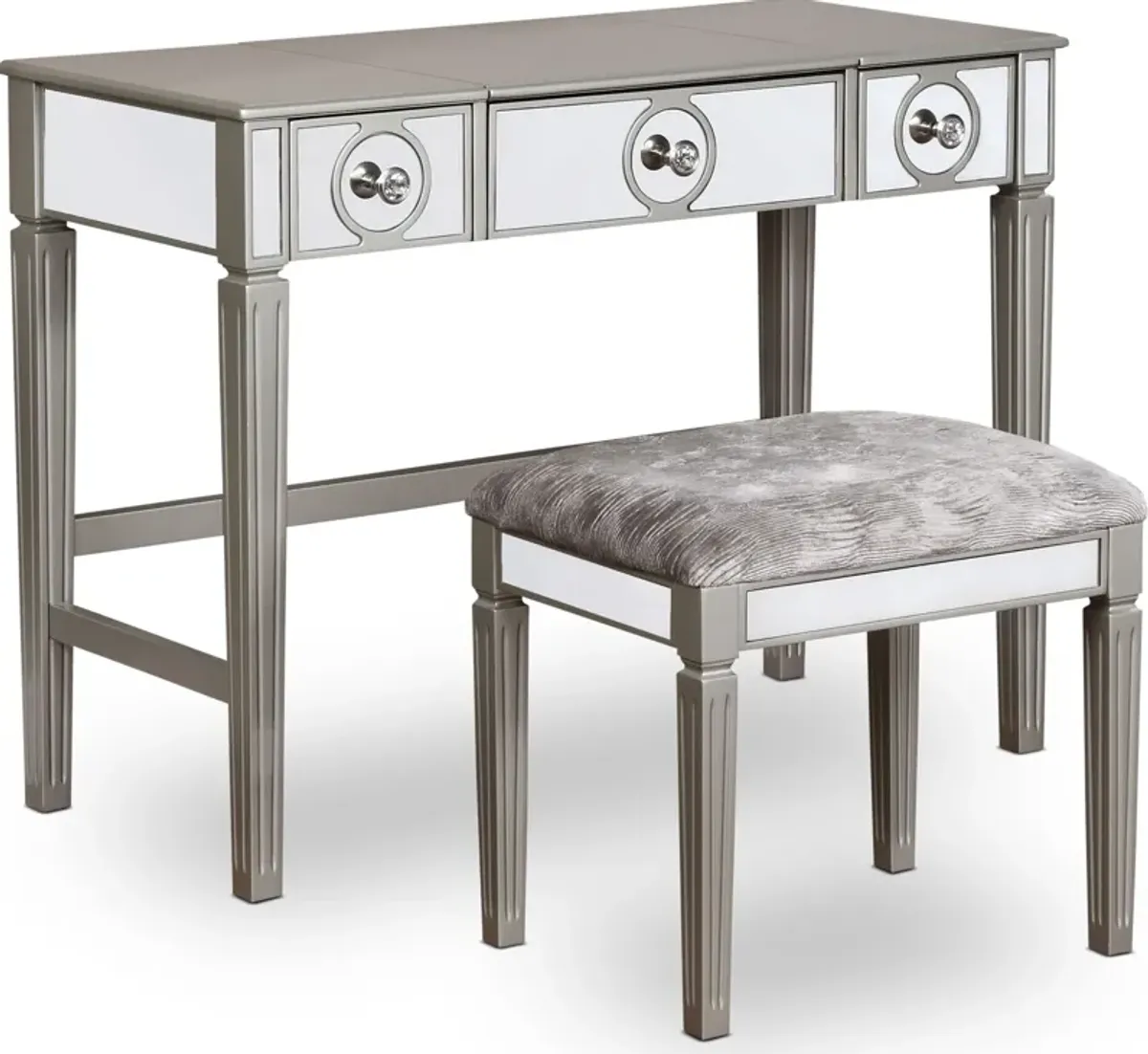 Cassius Vanity Desk and Stool