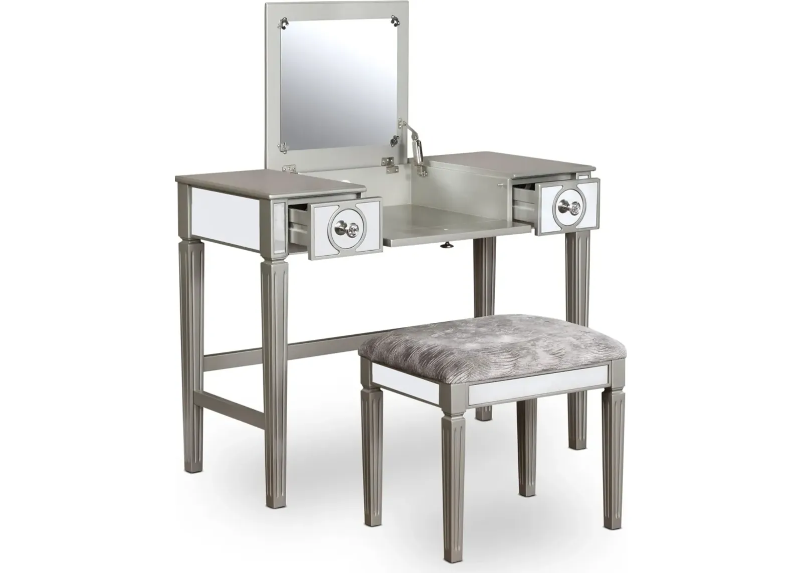 Cassius Vanity Desk and Stool