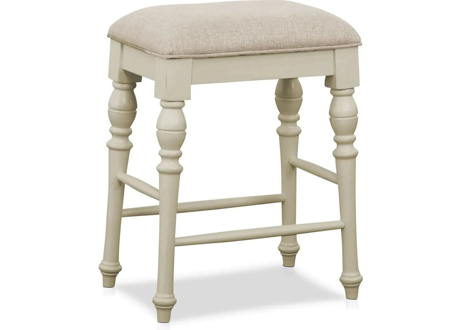 Charleston Stool - White