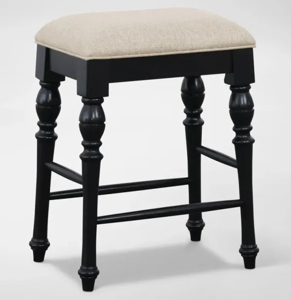 Charleston Stool - Black
