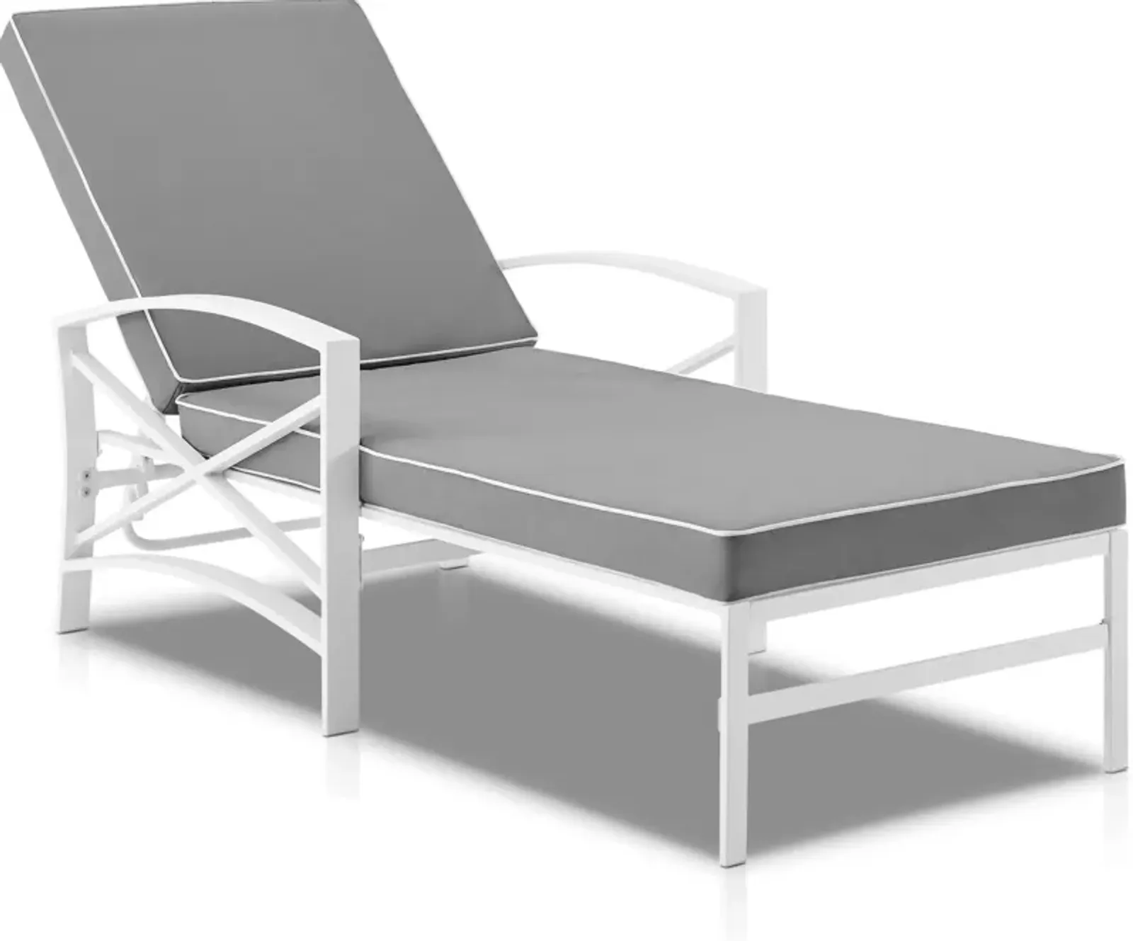 Clarion Outdoor Chaise Lounge - Gray