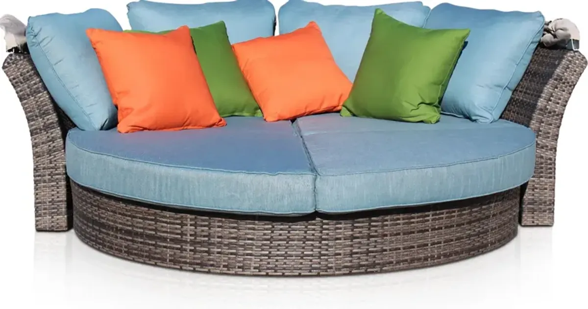 Palmetto Outdoor Daybed - Blue